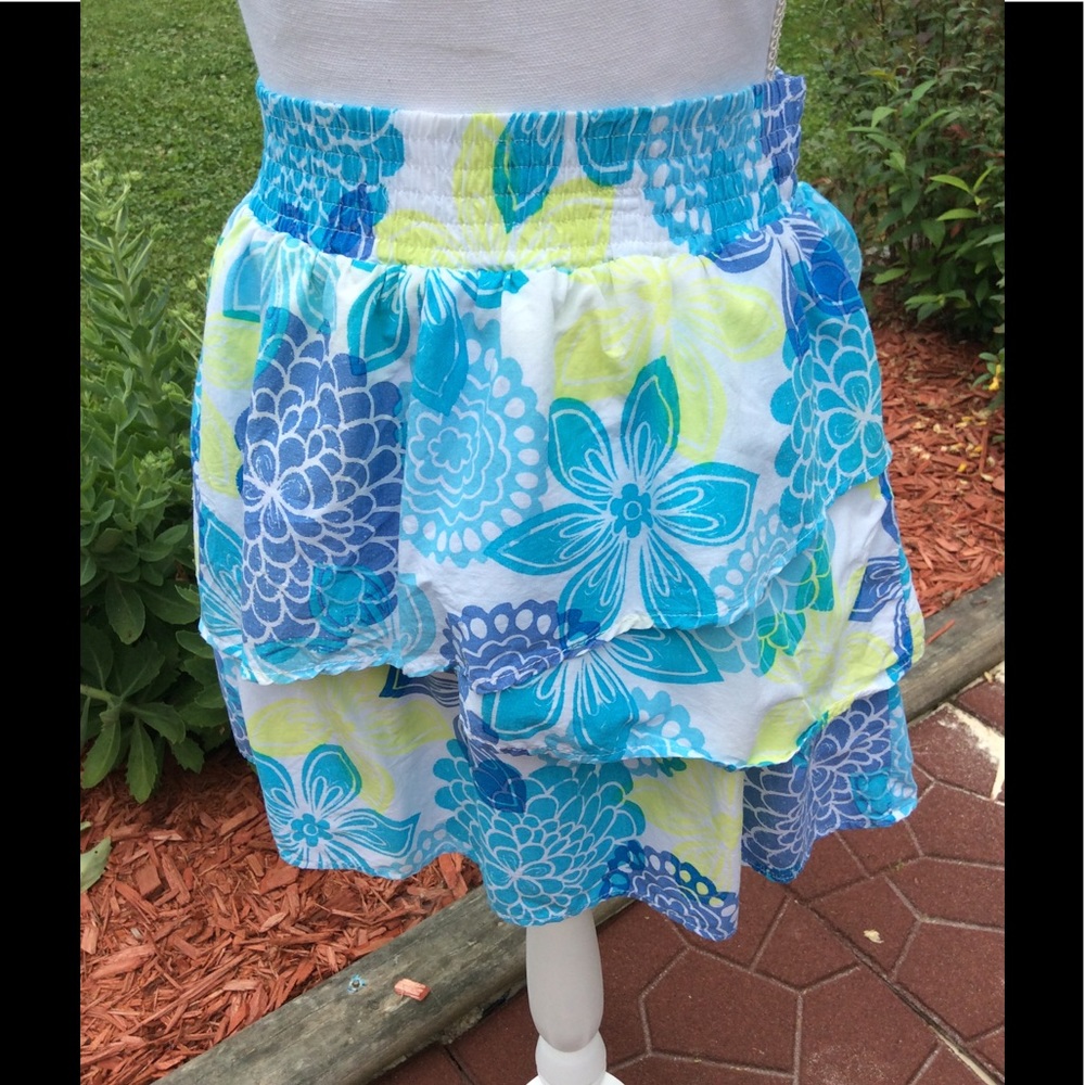 Aeropostale ruffled flowered mini skirt XL
